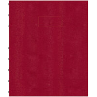 Blueline AF915083 9 1/4" x 7 1/4" Red College Rule 1 Subject MiracleBind Notebook - 75 Sheets