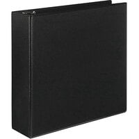 Universal UNV20747 Black Economy View Binder with 3 inch Slant Rings