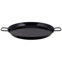 24 inch Enameled Carbon Steel Paella Pan