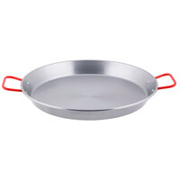 14 1/8 inch Polished Carbon Steel Paella Pan