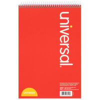 Universal UNV96920 6" x 9" White Gregg Rule Steno Book - 80 Sheets