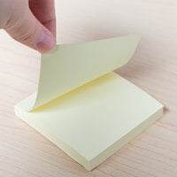 Universal UNV35688 3 inch x 3 inch Yellow Self-Stick Note - 18/Pack