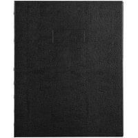 Blueline AF915081 9 1/4" x 7 1/4" Black College Rule 1 Subject MiracleBind Notebook - 75 Sheets