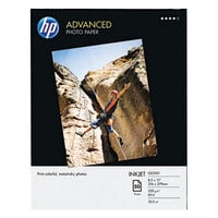 Hewlett-Packard Q7853A 8 1/2 inch x 11 inch Glossy Advanced Pack of 56# Photo Paper - 50 Sheets
