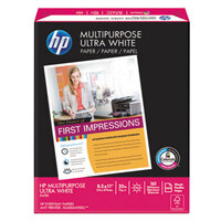 Hewlett-Packard 112000CT 8 1/2 inch x 11 inch White Case of 20# Multipurpose Paper - 5000 Sheets