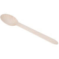 Eco-gecko Disposable Heavy Weight Wooden Spoon - 100/Pack
