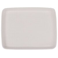 Huhtamaki Chinet 20802 Savaday 12" x 9" White Molded Fiber / Pulp Rectangular Tray - 250/Case