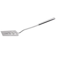 Vollrath 46930 14 3/16" Stainless Steel Hollow Handle Slotted Turner with Mirror Finish