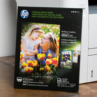 Hewlett-Packard Q8723A 8 1/2 inch x 11 inch Glossy Everyday Pack of 8 mil Photo Paper - 50 Sheets