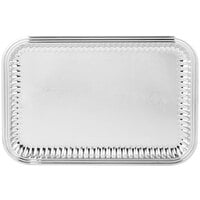 Vollrath 82166 Esquire 18 inch x 12 inch Rectangular Fluted Stainless Steel Tray
