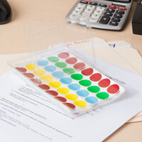 Avery® 5473 3/4 inch Round Assorted Removable See-Through Color-Coding Dot Labels - 1015/Pack