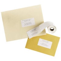 Avery® 4153 2 1/8 inch x 4 inch White Thermal Shipping Labels - 140/Box