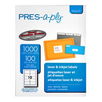 Avery® 30603 2 inch x 4 inch White Laser Shipping Labels - 1,000/Box