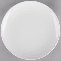Reserve by Libbey 987659302 Silk 10 1/8" Round Royal Rideau White Porcelain Coupe Plate - 12/Case