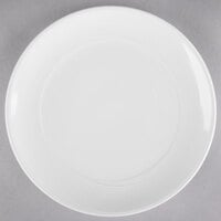 Reserve by Libbey 987659388 Silk 9" Round Royal Rideau White Porcelain Coupe Plate - 12/Case