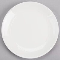 Reserve by Libbey 987659305 Silk 6 1/2" Round Royal Rideau White Porcelain Coupe Plate - 36/Case