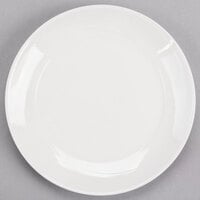 Reserve by Libbey 987659304 Silk 7 1/8" Round Royal Rideau White Porcelain Coupe Plate - 36/Case