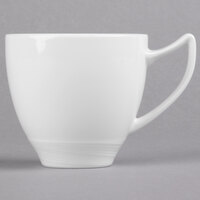 Syracuse China 987659330 Silk 8.5 oz. Royal Rideau White Porcelain Cup - 36/Case