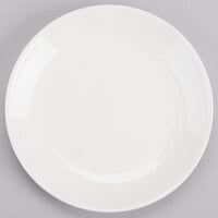 Reserve by Libbey 987659303 Silk 8 1/4" Round Royal Rideau White Porcelain Coupe Plate - 12/Case