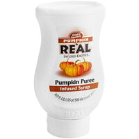 Real 16.9 fl. oz. Pumpkin Puree Infused Syrup