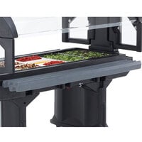 Cambro VBRR5191 5' Granite Gray Tray Rail for Versa Food Bars and Work Tables