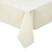 Hoffmaster 220835 50 inch x 108 inch Linen-Like Ecru / Ivory Table Cover - 20/Case
