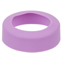 Tablecraft SB63PR Purple Silicone Widemouth Squeeze Bottle Bands (63mm) - 12/Pack