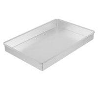 Ateco 12180 18" x 12" x 2" Aluminum Rectangular Straight-Sided Cake Pan