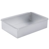 Ateco 12812 12" x 8" x 3" Aluminum Rectangular Straight-Sided Cake Pan