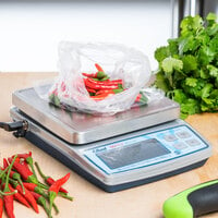 Edlund BRV-160 BRAVO! 10 lb. Digital Portion Scale with ClearShield Protective Cover