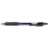 Pilot PIL31020 Black Fine Point 0.7mm G2 Premium Retractable Rollerball Gel Ink Pen - 12/Box
