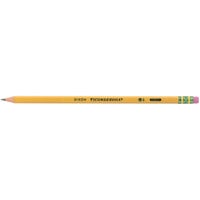 Dixon Ticonderoga 13830 Woodcase Yellow Barrel HB Lead Pre-Sharpened #2 Pencil - 30/Pack