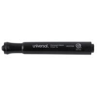 Universal UNV07050 Black Chisel Tip Desk Style Permanent Marker - 36/Box