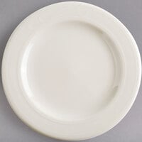 Homer Laughlin by Steelite International HL6041000 6 3/8 inch Ivory (American White) China Plate - 36/Case