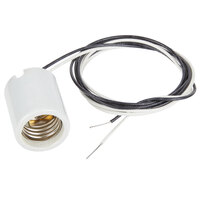 Carlisle HLRP1100 Flex Socket for 1-Bulb Heat Lamps - 110-120V