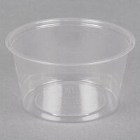 Fabri-Kal GPC400 Greenware 4 oz. Compostable Plastic Souffle / Portion Cup - 100/Pack
