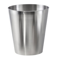Focus Hospitality Pewter Veil Collection Brushed Stainless Steel 9 Qt. Wastebasket