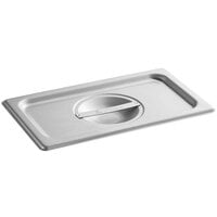 Vigor 1/4 Size Solid Stainless Steel Steam Table / Hotel Pan Cover