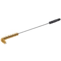 Chef Master 27" L-Shaped Fryer Brush with Brass Bristles