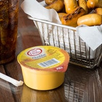 Muy Fresco 3.8 oz. Microwavable Cheddar Cheese Sauce Cup   - 30/Case