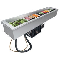 Hatco CWB-S1SLANT One Pan Slanted Refrigerated Slim Drop-In Cold Food Well - 120V