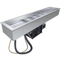 Hatco CWB-S4 Four Pan Refrigerated Slim Drop-In Cold Food Well - 120V