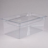 Cambro 18CW135 Camwear Full Size Clear Polycarbonate Food Pan - 8 inch Deep