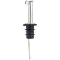 Stainless Steel Liquor Pourer with Flip Cap - 12/Pack