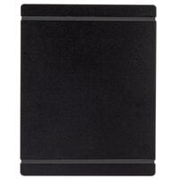 Cal-Mil 2034-811-13 8 1/2" x 11" Black Menu Board with Flex Bands