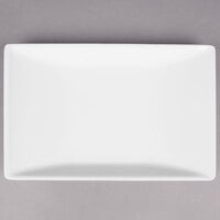 American Metalcraft TRPZ12 Endurance 12 1/2" x 8 1/4" Trapezoid Melamine Serving Platter