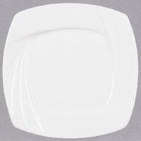 CAC GAD-SQ6 Garden State 6 1/4" Bone White Square Porcelain Plate - 36/Case