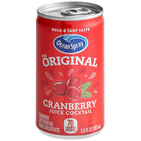 Ocean Spray 5.5 fl. oz. Cranberry Juice Cocktail - 48/Case