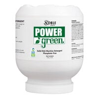 Noble Chemical 8 lb. / 128 oz. Power Green Concentrated Solid Dish Machine Detergent - 4/Case
