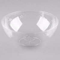 Fineline 3503-CL Platter Pleasers 60 oz. Clear Plastic Round Bowl - 50/Case